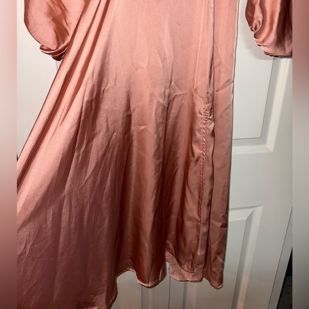 Astr Blush Satin Gown - Picture 6 of 10